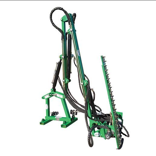 Taille-haie hydraulique BRC - GEO - pour tracteurs 15-40 HP et haies Ø 2cm_0
