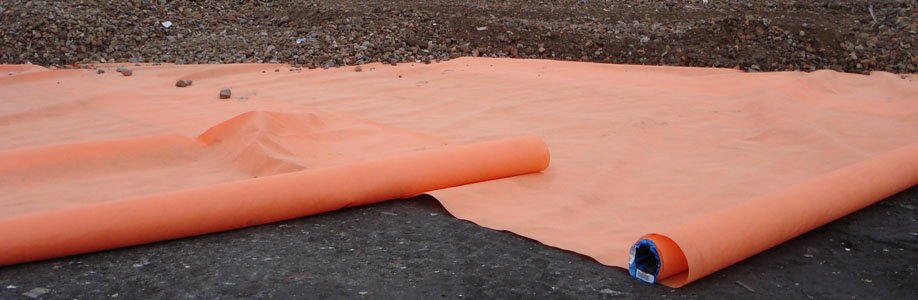 Terram Hi-Vis - Géotextile avertisseur orange non-tissé pour séparation des sols_0