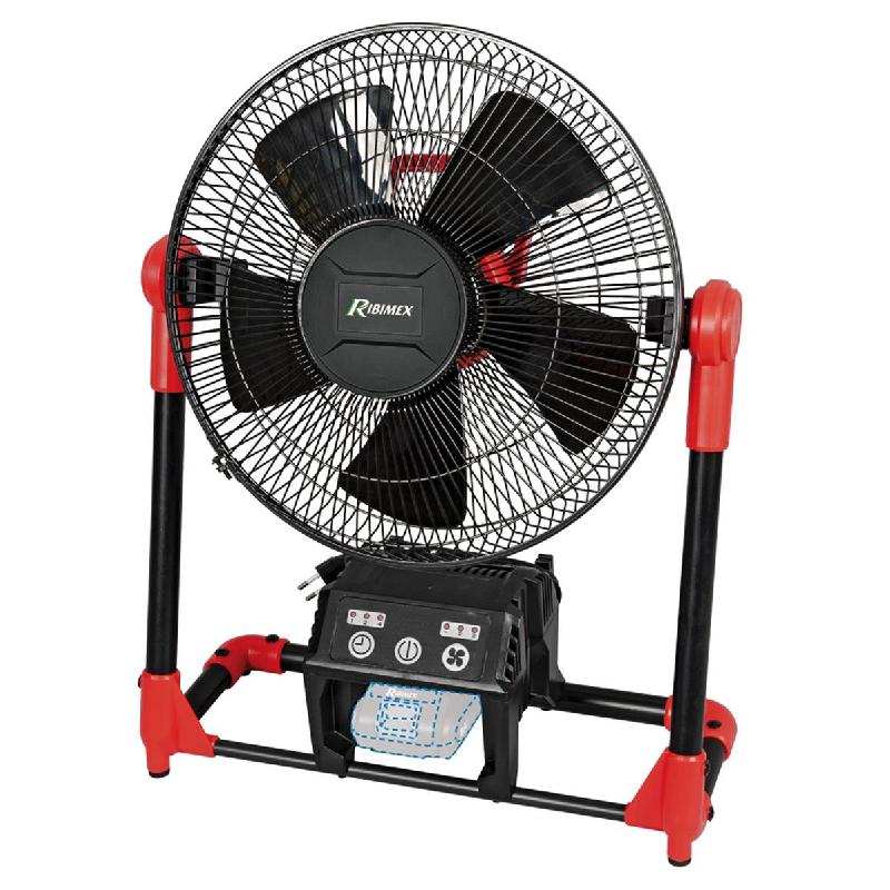Ventilateur portable R-BAT20 20V - sans batterie ni chargeur - électrique et à batterie - Ribimex_0