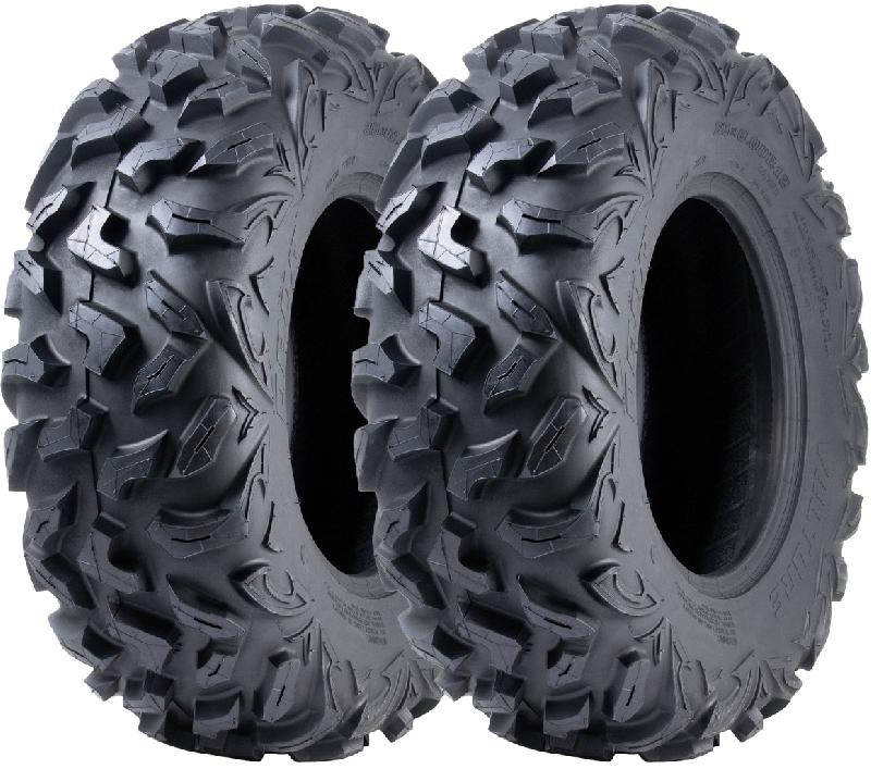 Pneus ATV 25x8.00R12 OBOR Vulture 6-ply Road Legal 60J 250kg - Lot de 2 - Tubeless Radial avant_0