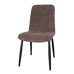Anticline Créations Chaise velours couleur brown assise L88.5 X 55.5 X H47cm - marron textile CS1403_0