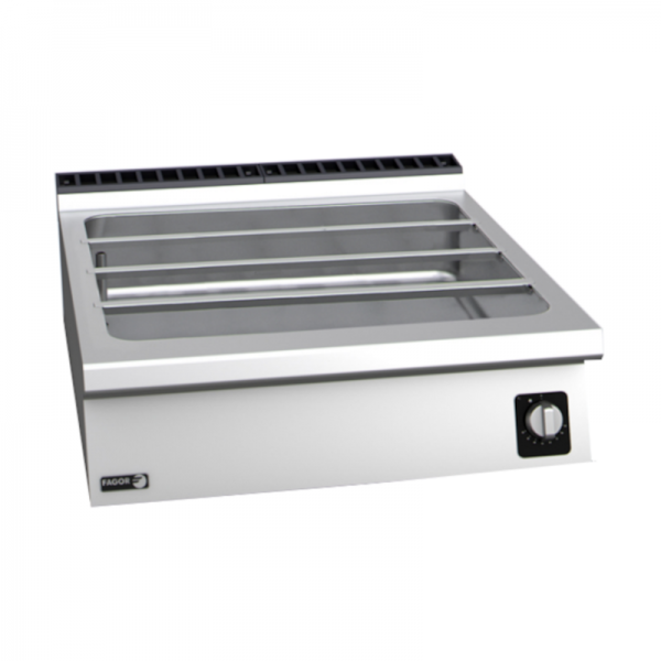 Bain-marie électrique professionnel 44 litres - Fagor Série 900 BM-E910 - Acier inoxydable, thermostat de 30 à 90°C_0