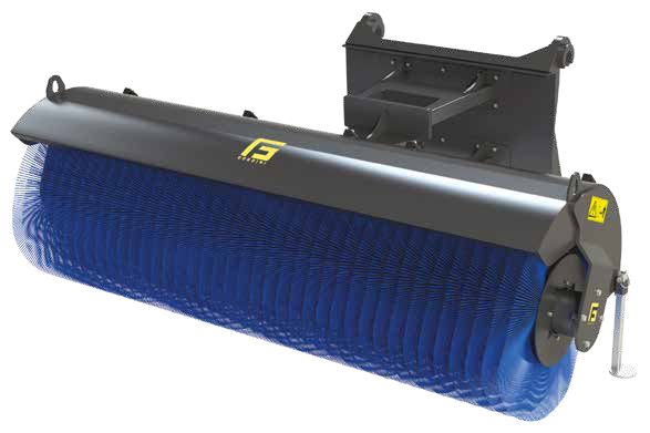 Balayeuse orientable Gordini SA - Balayage latéral sans godet collecteur