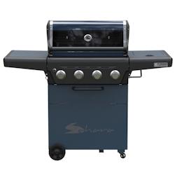 Barbecue gaz 4 brûleurs + 1 latéral 18.7 kW Sahara X450 - noir 5391535340187_0