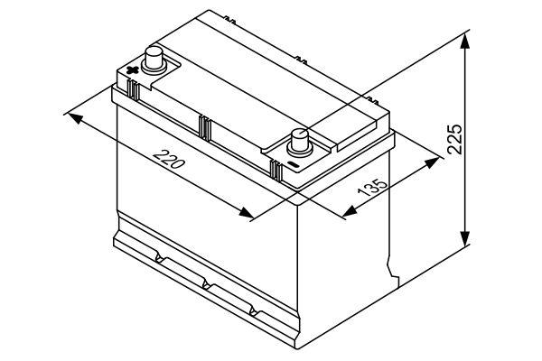 Batterie de démarrage Bosch S3017 - Neuve et d'origine_0