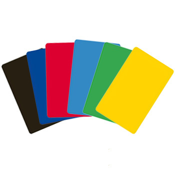 Carte pvc blanche ou couleur pour salons, cartes professionnelles et badges - Format 86 x 54 mm_0