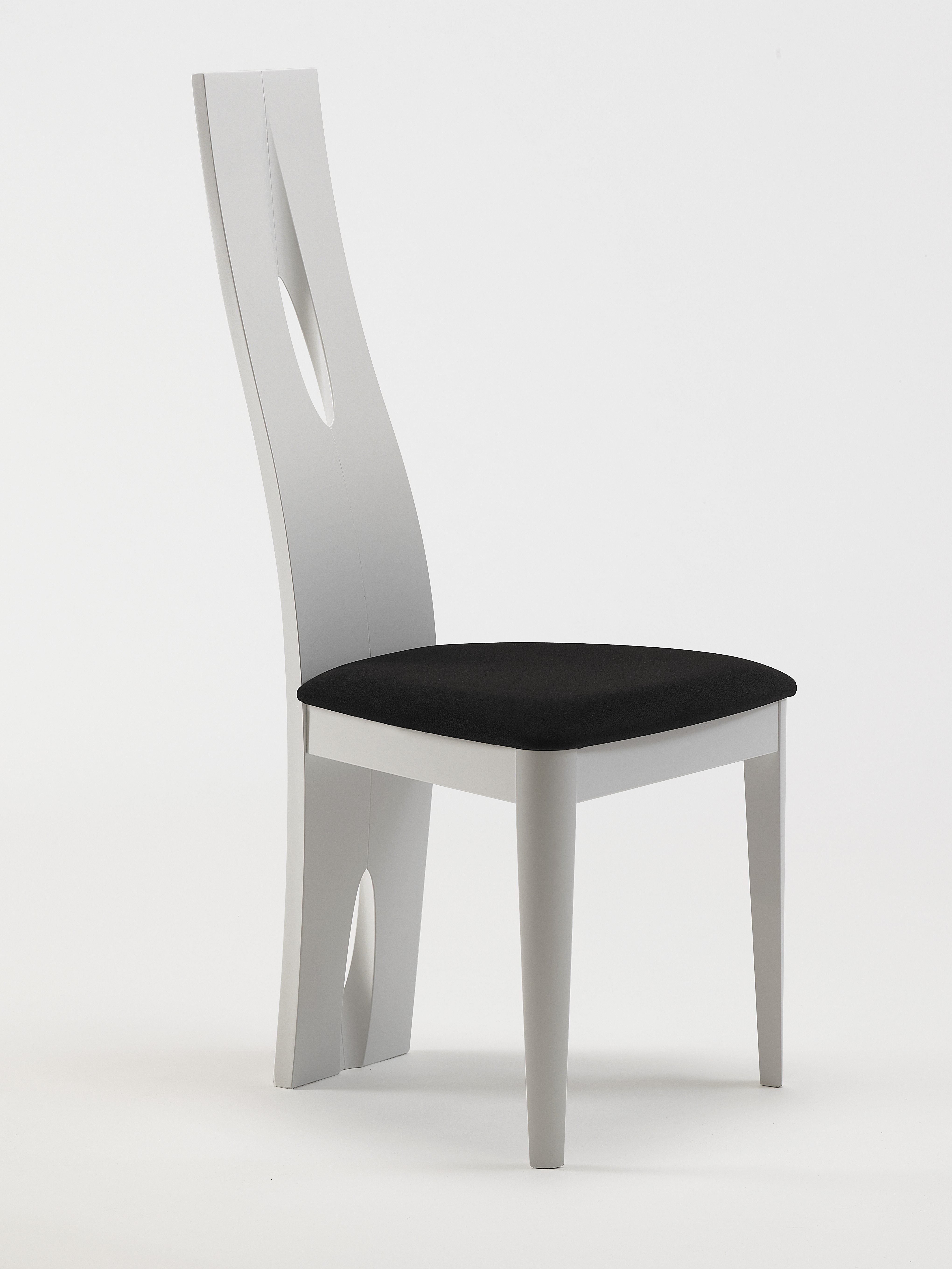 Chaise Ellipse en bois massif - moderne, fabrication française, avec finitions personnalisables_0