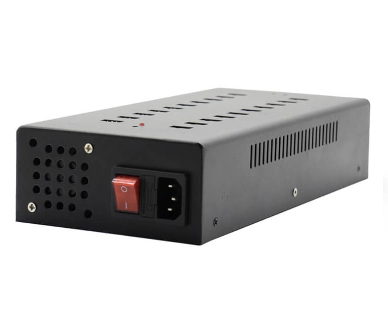 Concentrateur de charge de bureau 20 ports USB-A 12W - Indicateurs LED_0