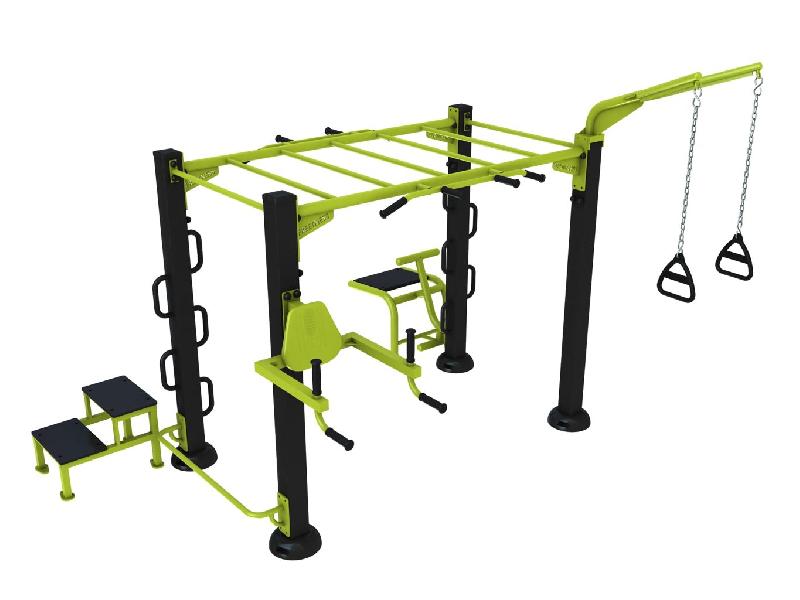 Station multifaces de cross training et street workout avec plus de 10 exercices - CROSS RIG 1_0