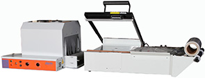 Dem - Soudeuse en L Combo JR et tunnel TR 315 - pour films thermo-rétractables avec cadre 360x420 mm_0