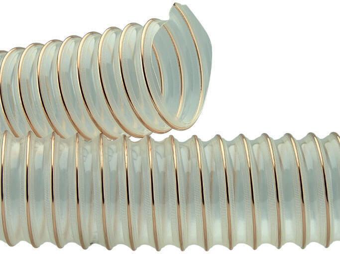 Gaine WINDFLEX 805 PU - Couronne de 10 m, Transparent, 76 mm_0