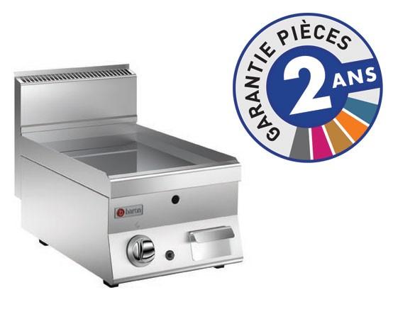 Grillade à gaz - plaque lisse 22 dm² - gamme 650 - baron 60ftg405_0