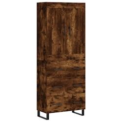 Helloshop26 - Buffet bahut commode armoire meuble de rangement organisateur cuisine salle de séjour salon haut 69,5 x 34 x 180 cm 02_0033406 - 300021_0