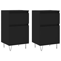 Helloshop26 - Buffet bahut commode armoire meuble de rangement organisateur cuisine salle de séjour salons lot de 2 40 x 35 x 70 cm 02_0036904 - 3000_0