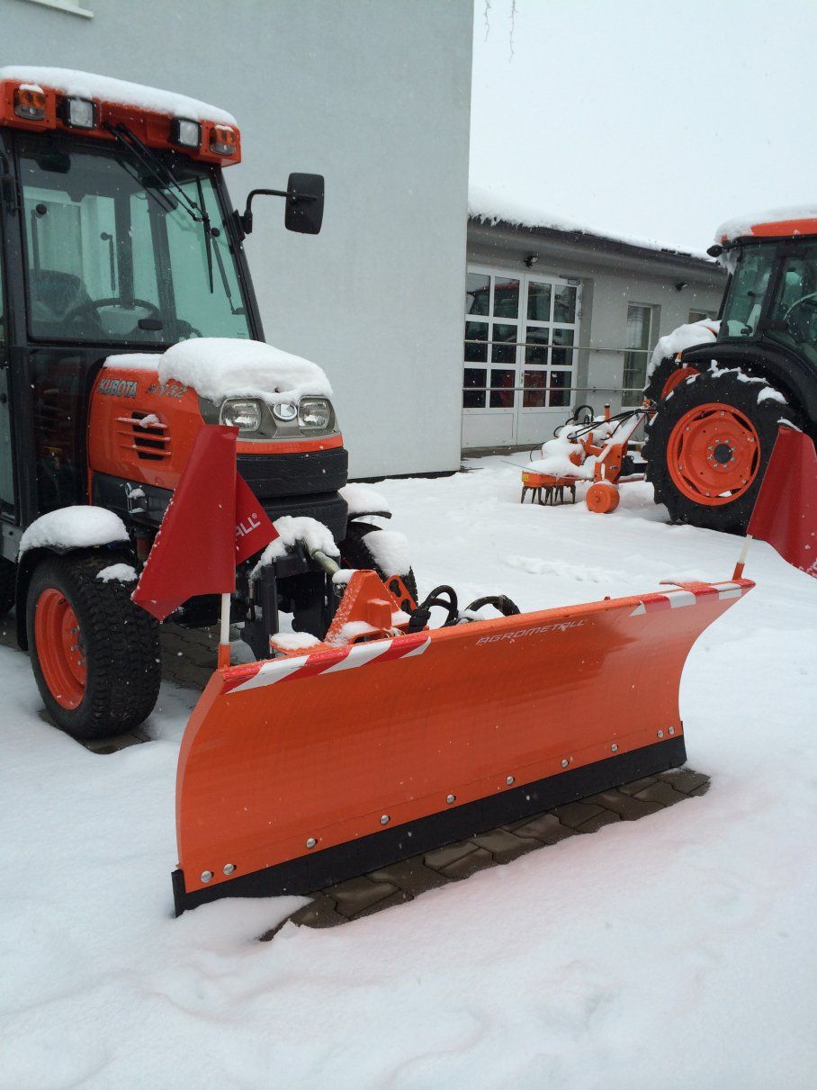 Lame à neige droite légère or-l / pour tracteur et transporteurs