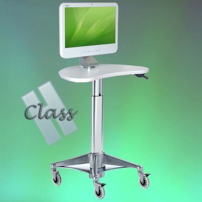 Chariot médical informatique - LCD & All-in-One PC Kidney Cart H Class HD - Ergonoflex - 24 kg - réglable en hauteur_0