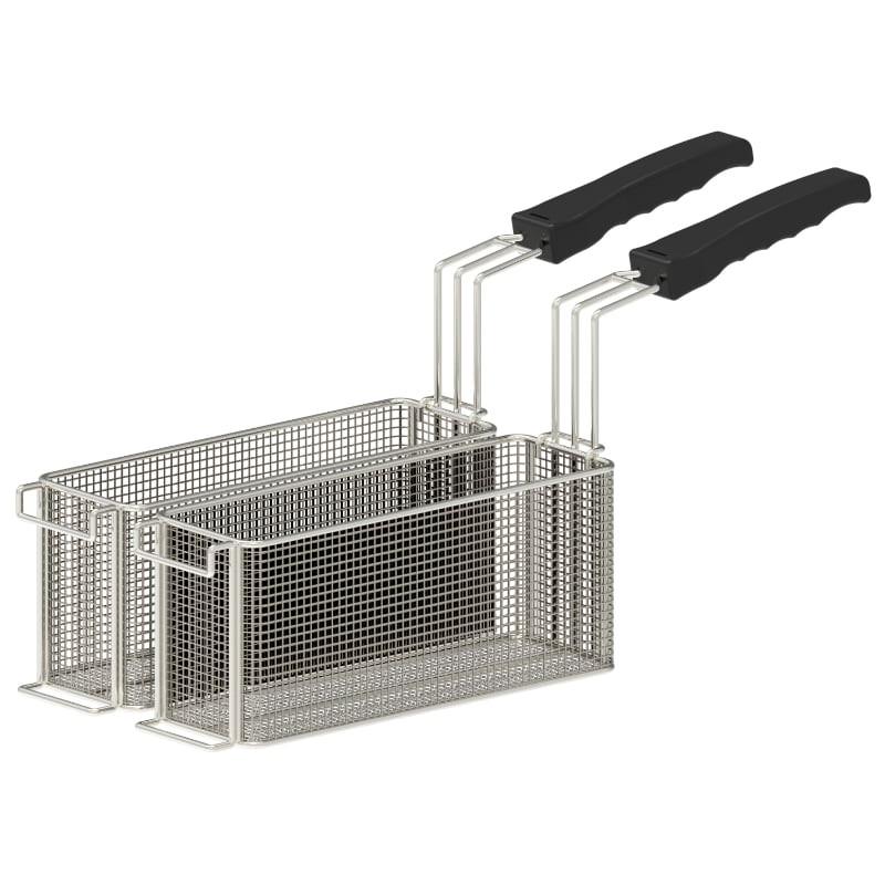 Lot de 2 paniers de 4,5L pour friteuse 10 L - Marque CASSELIN - Dimensions 2 x L 105 x P 317 x H 140 mm_0