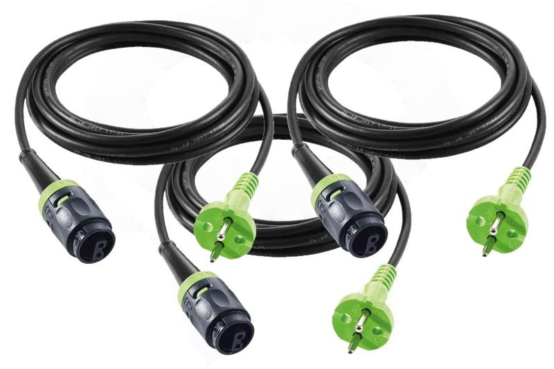 Pack de 3 câbles Plug-it H05 RN-F4/3 - FESTOOL - 203935 - 4m - Système de connexion rapide_0