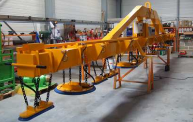 Palonnier à ventouse pour poutrelle reconstituées soudées (PRS) - Structure 10 à 15 m - Capacité jusqu'à 10 tonnes - EM3-600H15-400_0