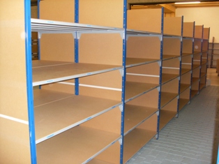 Étagère de stockage - Duwik - 200 kg par niveau - 1,28x0,6x2 m - 5 plateaux - Occasion_0