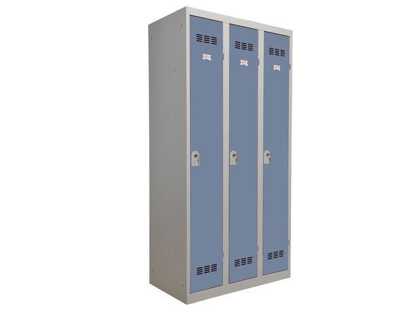 Vestiaire monobloc Vinco - 3 colonnes, 1 case - industrie propre_0