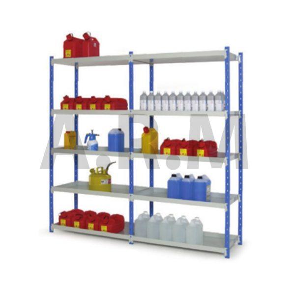 Rayonnage pour le stockage de produits polluants non corrosifs - Rétention FLIP_0