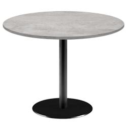 Restootab - Table Ø120cm - modèle Rome béton naturel - gris fonte 3760371519828_0