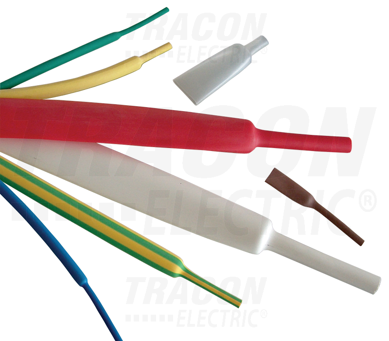 Tube thermorétractable - 101,6/50,8mm - paroi mince - rétraction 2:1 - poliolefin - noir_0