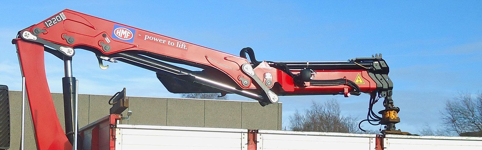 1220-K Grue auxiliaire - HMF - portée hydraulique 6.1 à 15 m - acier à haute résistance_0