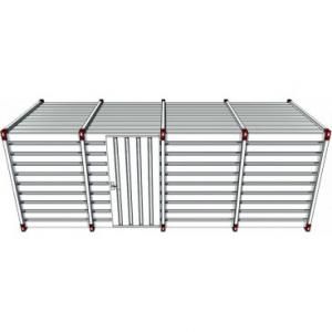 23690 - Conteneur de stockage standard avec porte simple et plancher bois_0