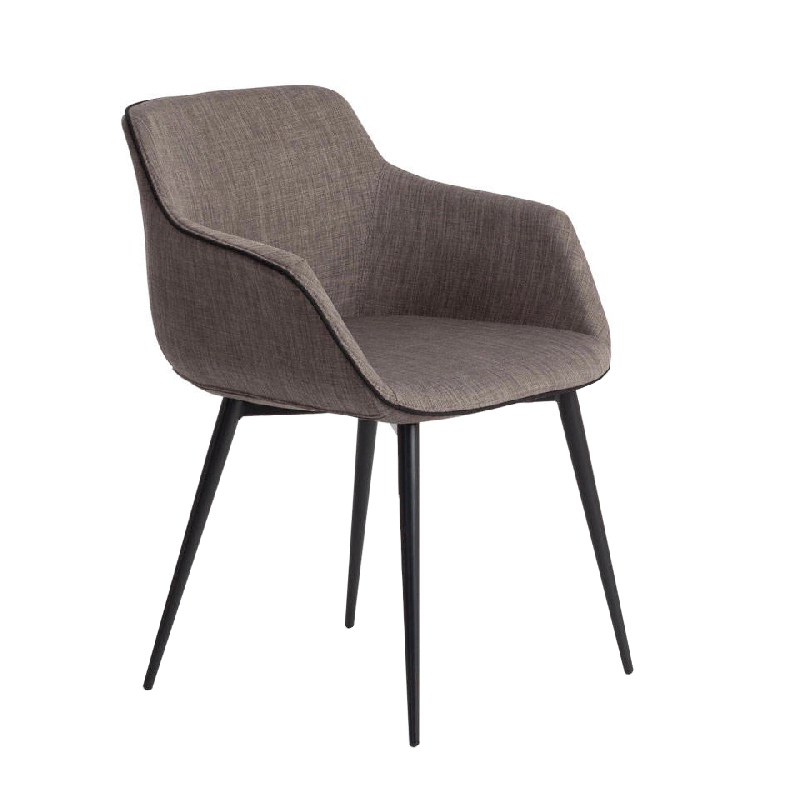 AC ANGEL CERDA Angel Cerdá Chaise en tissu gris foncé 4005C 60 x 59 x 77 - gris textile 8435631001058_0