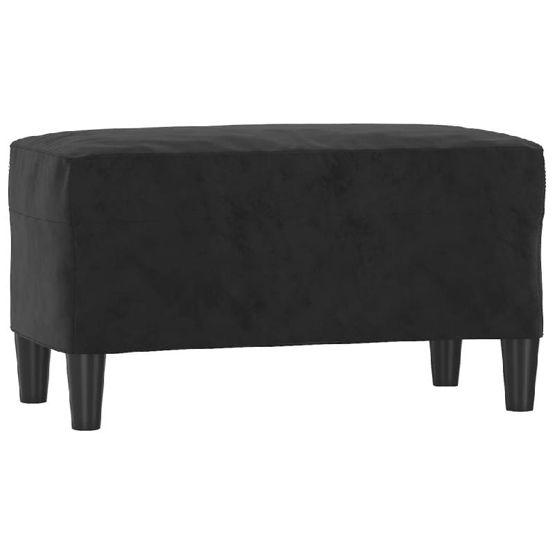 BANC BANQUETTE 70 X 35 X 41 CM VELOURS NOIR 02_0010619_0