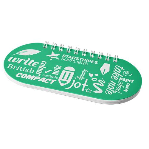 Cahier Capsule 21269013 - 50 feuilles vierges 80g/m² - Couverture en polypropylène personnalisable_0