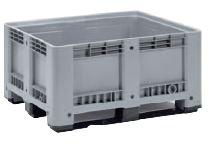 Caisse-palette en plastique pleine - cai123cp1210006 - 1110x910x425 mm - 38,5 kg_0