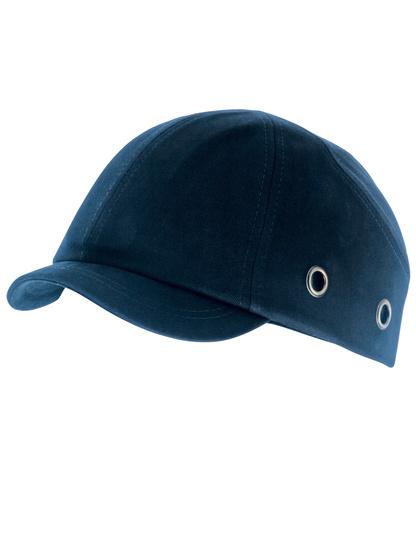 Casquette anti-heurt - Coque ABS - Visière courte - Bleu marine - Norme EN 812_0