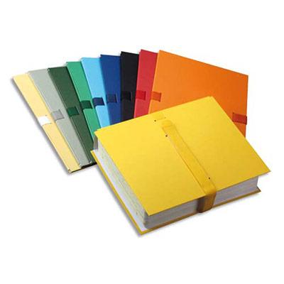 CHEMISES EXTENSIBLES ELBA COLOR LIFE - PAPIER TOILE - FERMETURE PAR SANGLE VELCRO - 10 COLORIS ASSORTIS