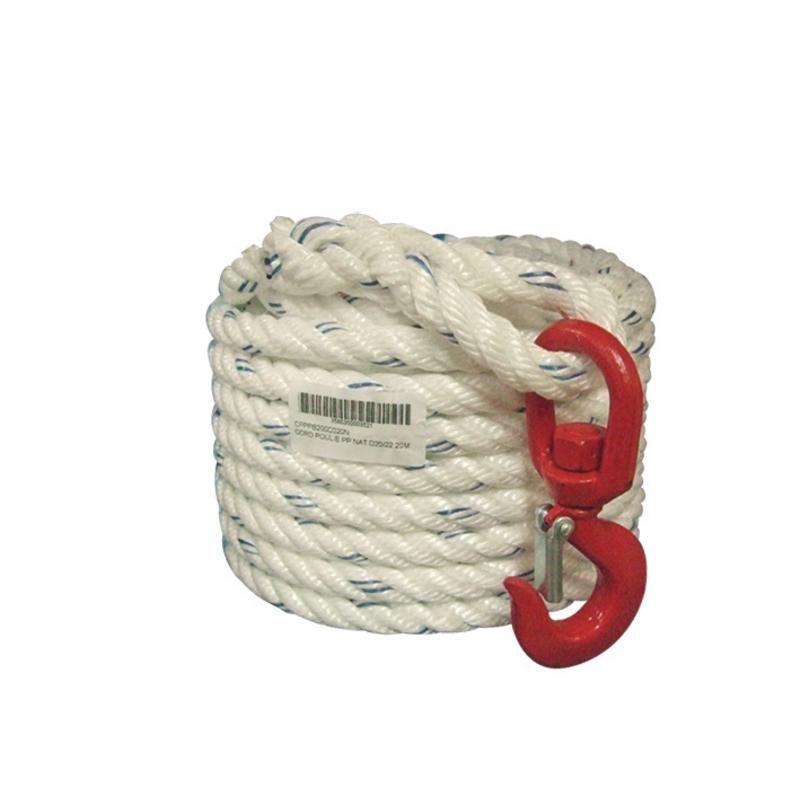 Corde poulie polypropylène 20mm longueur 40m - corderies tournonaises - 31/2385 - 483030_0