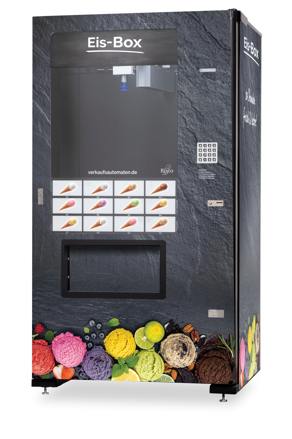 Distributeur automatique de glace en boules - Risto Vending GmbH - congélateur A++ jusqu'à -40°C - 16 types de glaces_0