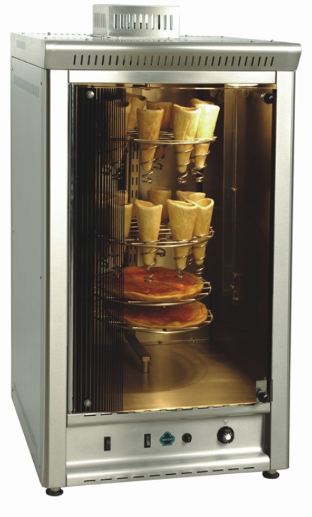 Four à gaz pour cornets à pizza - caractéristiques incluses_0
