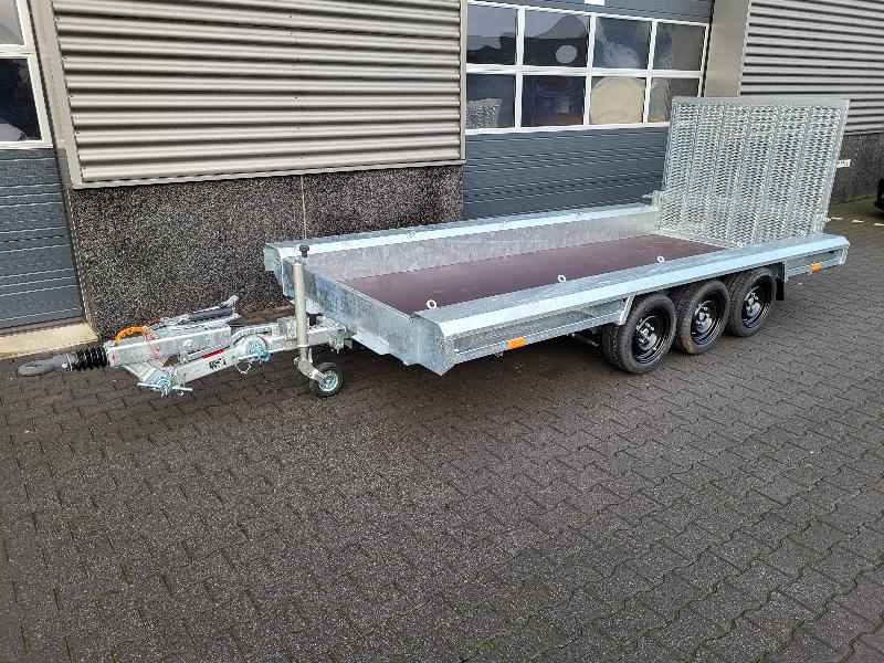 GTM 4m x 1m50 Gooseneck porte engin 3 x essieux 1500 kg_0