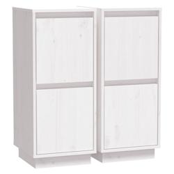 Helloshop26 - Buffet bahut commode armoire meuble de rangement organisateur cuisine salle de séjour salons lot de 2 31,5 x 34 x 75 02_0036654 - 30002_0