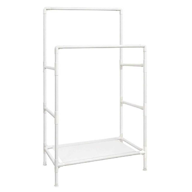 Portant à vêtement double barre