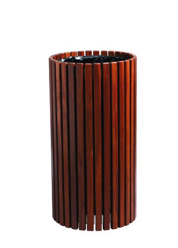 Corbeille urbaine en boix exotique, contenance du seau: 85 litres - JBC-0059 - Husson international_0