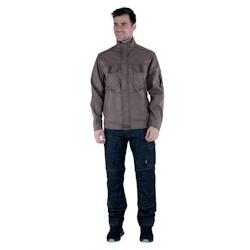 Lafont - Blouson de travail KEME Marron / Gris Taille L - L marron 3609701444259_0