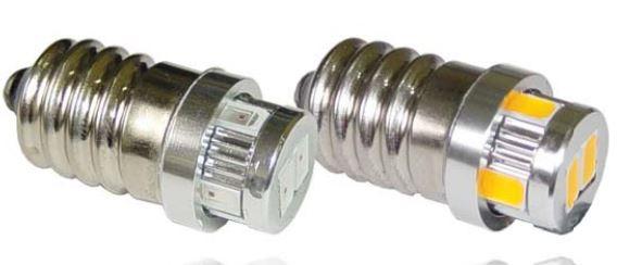 Lampe E14 à LED - 6 LED CMS - Tension continue - Signalisation et veilleuse_0