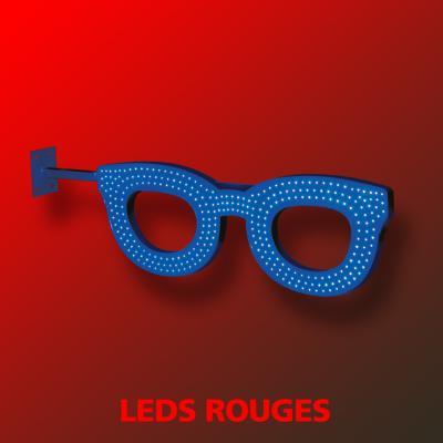 Enseigne drapeau lunettes d'opticien 