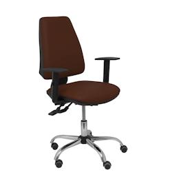 Piqueras y Crespo Silla Elche S 24 horas similpiel marrón oscuro - marron multi-matériau 14ASSP463B10CRRP_0