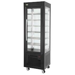 Roller Grill Vitrine réfrigérée négative RDN 60 FB, 4 roues, 5 grilles, noir - noir inox RDN 60 FB_0