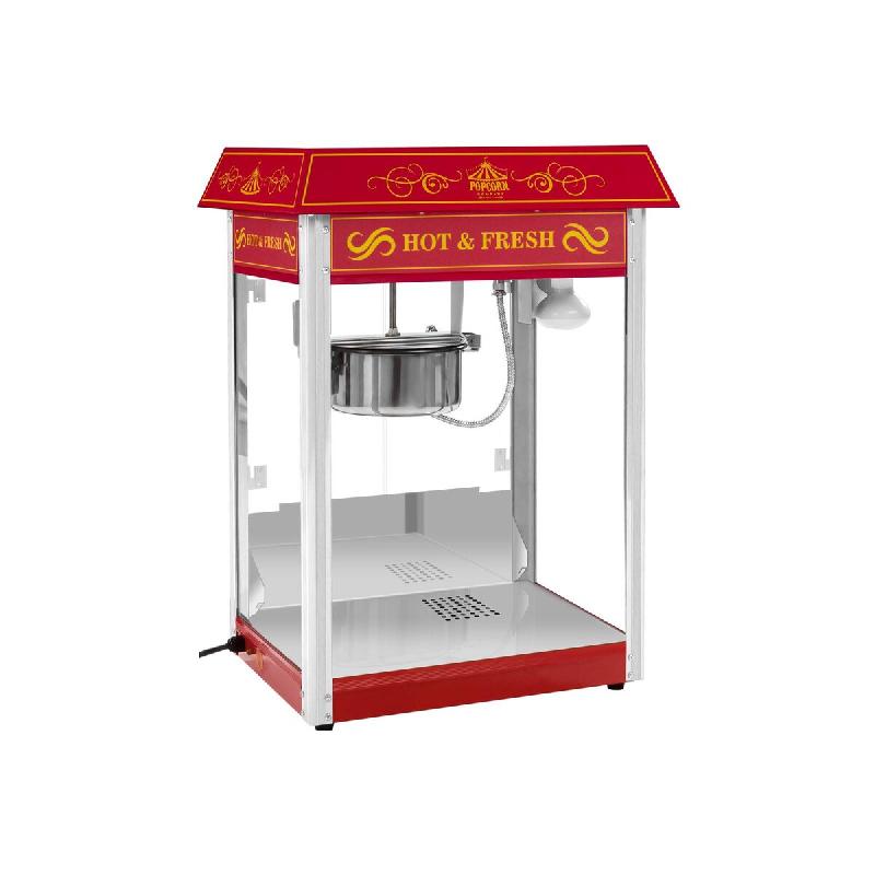 Royal Catering - Royal Catering Machine à Popcorn (1.500W, rendement 5 kg/h récipient antiadhésif) Design USA Rouge - rouge 4250928643094_0
