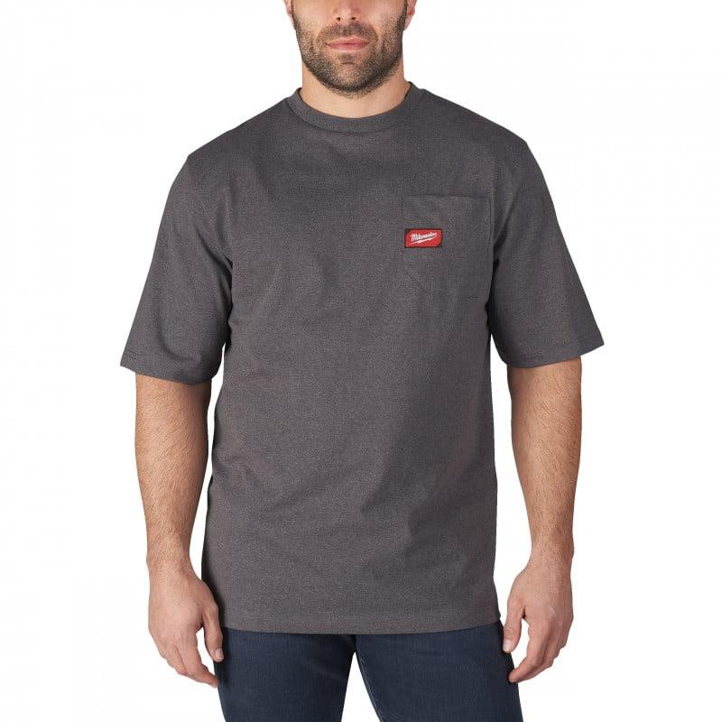 T-shirt de travail manches courtes gris - MILWAUKEE | 4933478231_0